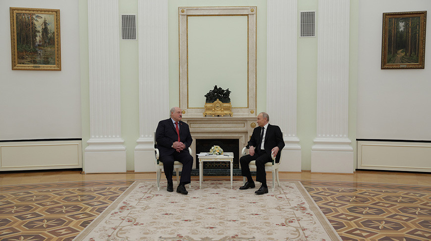 Photo courtesy of the press service of Russia's president-BelTA