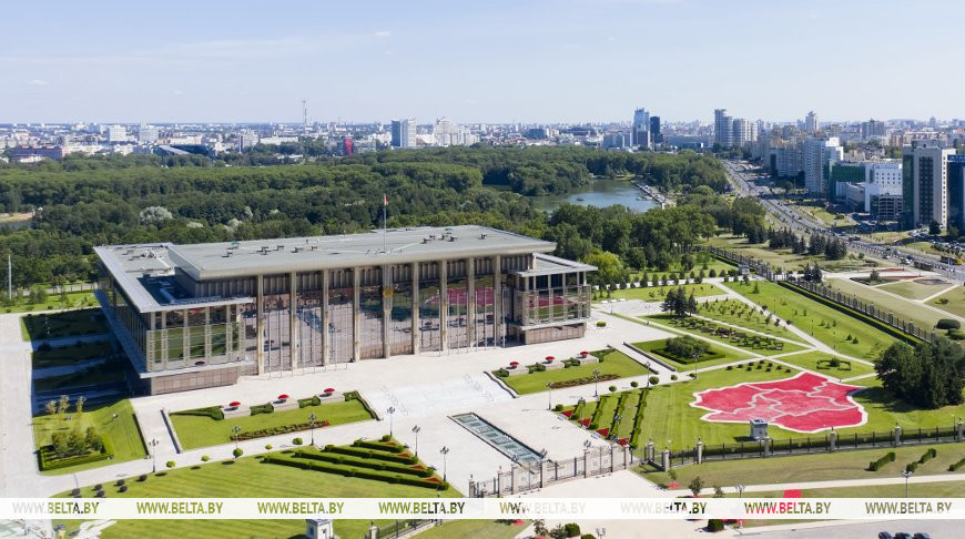 The Palace of Independence is the seat of the president of the Republic of Belarus. An archive photo