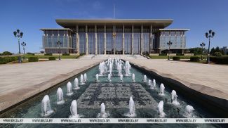 The Palace of Independence is the seat of the president of the Republic of Belarus. An archive photo