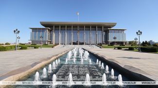 The Palace of Independence is the seat of the president of the Republic of Belarus. An archive photo