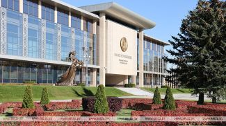 The Palace of Independence is the seat of the president of the Republic of Belarus. An archive photo