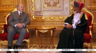 Aleksandr Lukashenko and Qaboos bin Said Al Said, April 2007