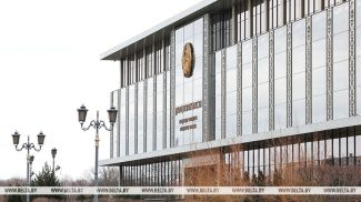 The Palace of Independence is the seat of the president of the Republic of Belarus. An archive photo