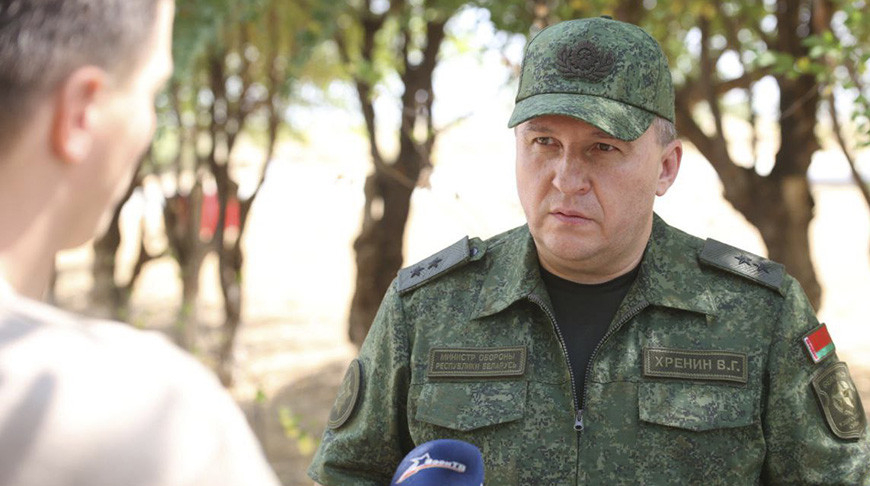 Viktor Khrenin. Photo courtesy of the Belarusian Defense Ministry's news agency  Vayar 