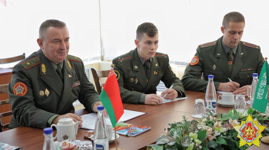 Photo courtesy of the Belarusian Defense Ministry's news agency  Vayar 