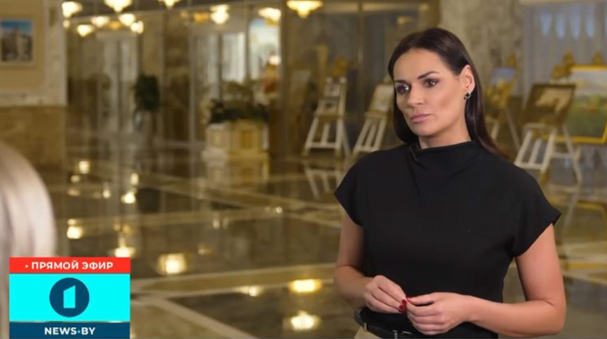 Natalya Eismont. Image credit: The First News TV channel Natalya Eismont. Image credit: The First News TV channel