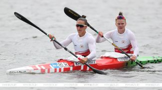 Volha Khudzenka and Maryna Litvinchuk. File photo