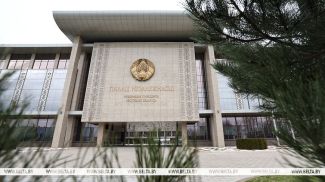 The Palace of Independence is the seat of the president of the Republic of Belarus. An archive photo