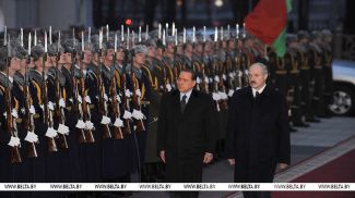 Aleksandr Lukashenko and Silvio Berlusconi