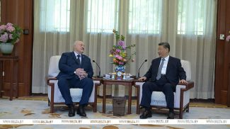 Belarusian President Aleksandr Lukashenko and Chinese President Xi Jinping meet in Beijing, June 2025