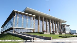 The Palace of Independence is the seat of the president of the Republic of Belarus. An archive photo