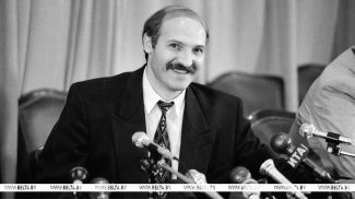 Aleksandr Lukashenko's first press conference after the presidential election, 13 July 1994