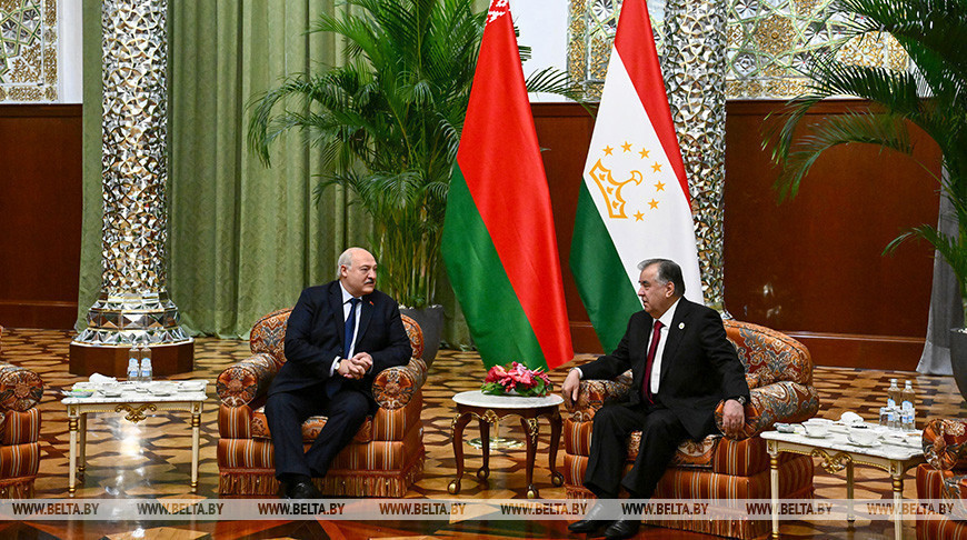 Aleksandr Lukashenko and Emomali Rahmon Aleksandr Lukashenko and Emomali Rahmon
