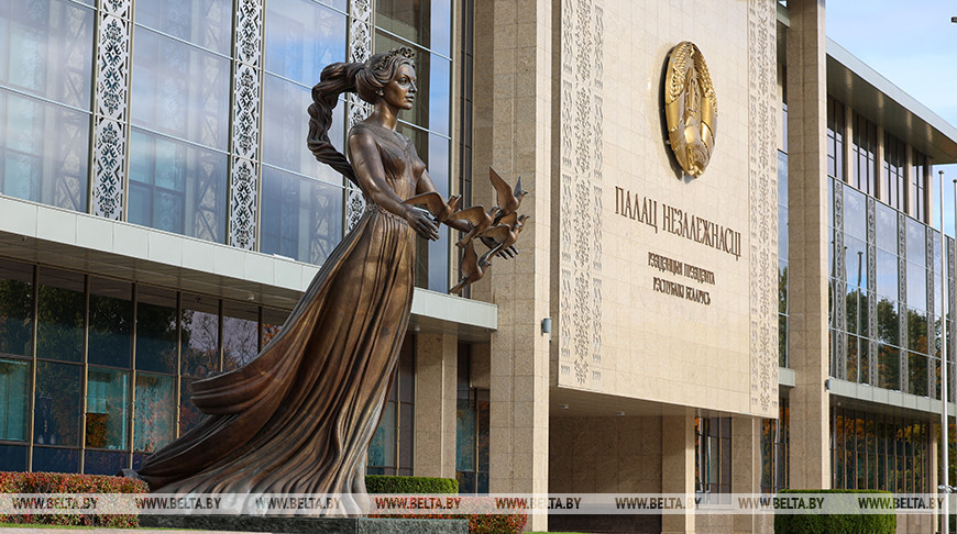 The Palace of Independence is the seat of the president of the Republic of Belarus. An archive photo