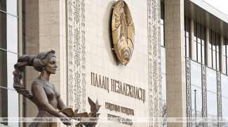 The Palace of Independence is the seat of the president of the Republic of Belarus. An archive photo