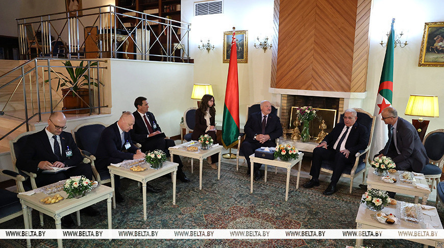 Aleksandr Lukashenko and Ibrahim Boughali