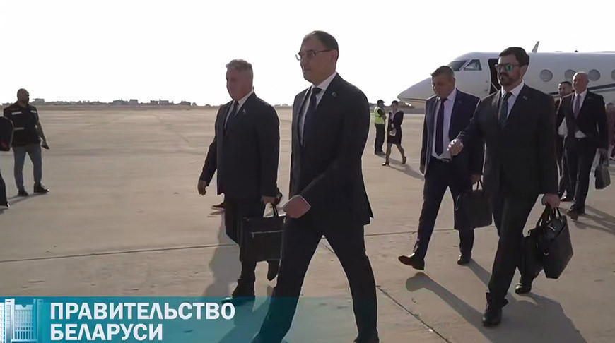 Screenshot of the video from the Government of Belarus Telegram channel Screenshot of the video from the Government of Belarus Telegram channel