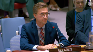 Artyom Tozik. Screenshot of UN Web TV video