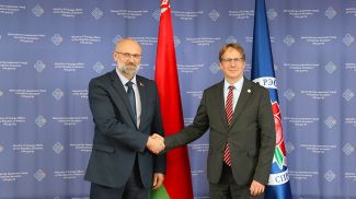 Igor Sekreta and Frank Mohrhauer. Photo courtesy of Belarus' Ministry of Foreign Affairs