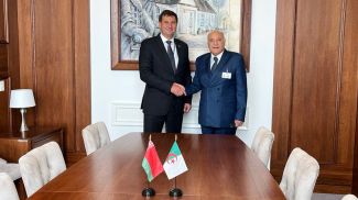 Maxim Ryzhenkov and Ahmed Attaf. Photo courtesy of the Ministry of Foreign Affairs