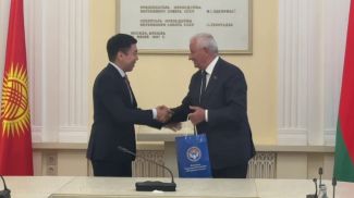 Frame grab from the video by the Brest Oblast Executive Committee