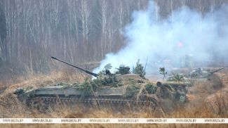 Photo courtesy of the Belarusian Defense Ministry's news agency  Vayar 