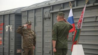 Photo courtesy of the Belarusian Defense Ministry's news agency  Vayar 
