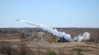 An archive photo courtesy of the Belarusian Defense Ministry's news agency  Vayar 