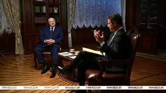 The interview in progress