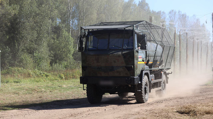Photo courtesy of the Belarusian Defense Ministry's news agency Vayar Photo courtesy of the Belarusian Defense Ministry's news agency Vayar