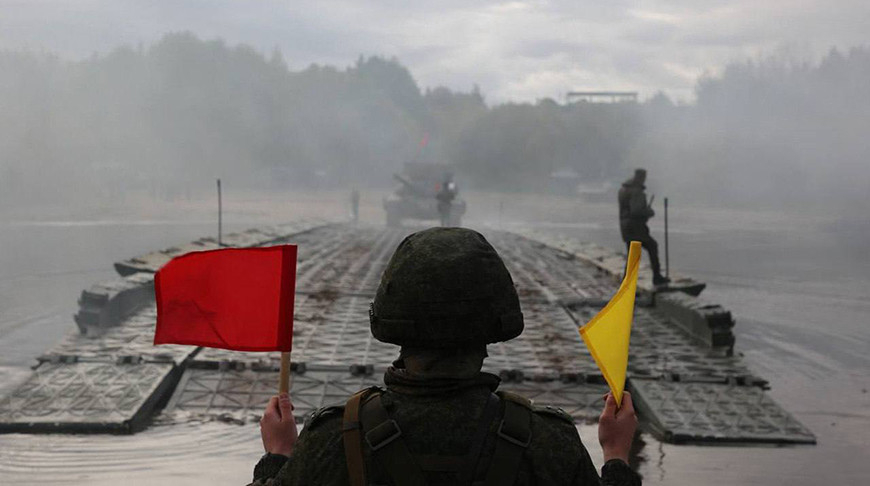 Photo courtesy of the Belarusian Defense Ministry's news agency Vayar Photo courtesy of the Belarusian Defense Ministry's news agency Vayar