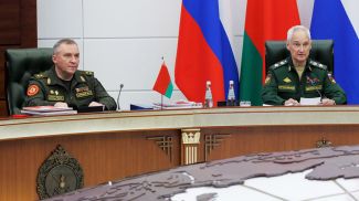 Photo courtesy of the Belarusian Defense Ministry's news agency  Vayar 