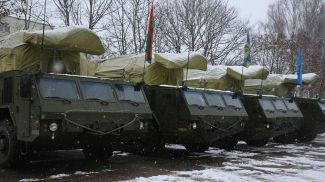 Photo courtesy of the Belarusian Defense Ministry's news agency  Vayar 
