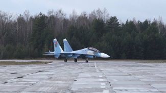 Photo courtesy of the Belarusian Defense Ministry's news agency  Vayar 