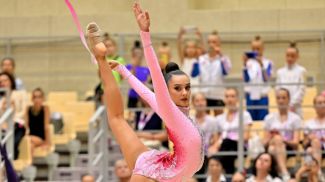 Alina Harnasko. Photo courtesy of the Belarusian Gymnastics Association