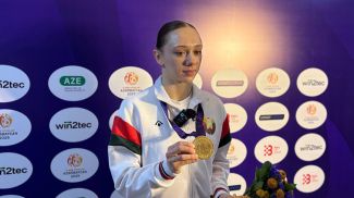 Yana Lebedeva. Photo courtesy of the Belarusian Sports and Industry Ministry