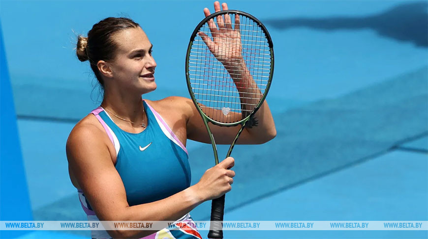 Aryna Sabalenka. Photo courtesy of Belarus' NOC