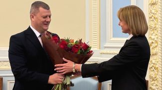 Yuri Seliverstov and Natalia Petkevich. Photo courtesy of the Belarusian Embassy in Russia