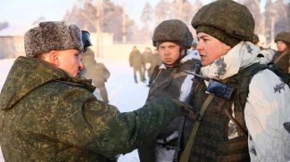 Photo courtesy of the Belarusian Defense Ministry's news agency  Vayar 