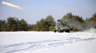 Photo courtesy of the Belarusian Defense Ministry's news agency  Vayar 