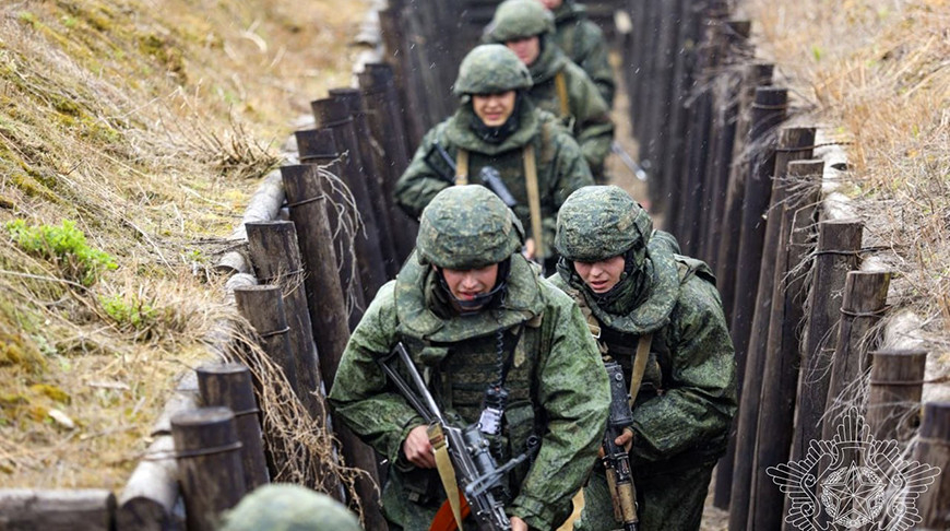Photo courtesy of the Belarusian Defense Ministry's news agency  Vayar 