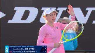 Aliaksandra Sasnovich. Screengrab/ausopen.com
