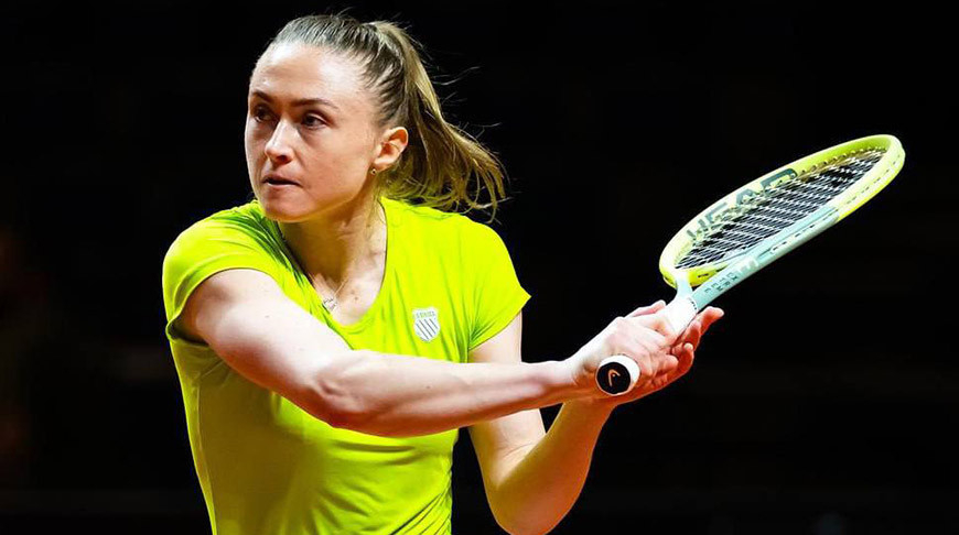 Aliaksandra Sasnovich. Photo courtesy of the Belarusian Sports Ministry