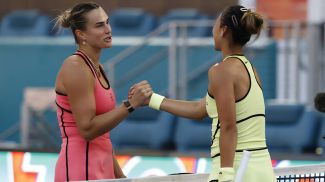 Aryna Sabalenka and Zheng Qinwen. NOC photo
