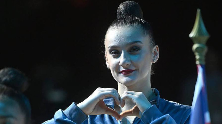 Alina Harnasko. Photo courtesy of the Belarusian Gymnastics Association