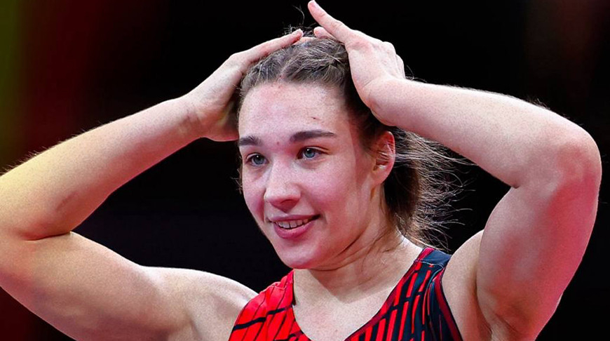 Alina Shevchuk. Photo courtesy of the Belarus Wrestling Federation