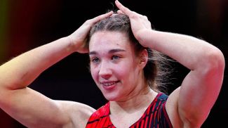 Alina Shevchuk. Photo courtesy of the Belarus Wrestling Federation