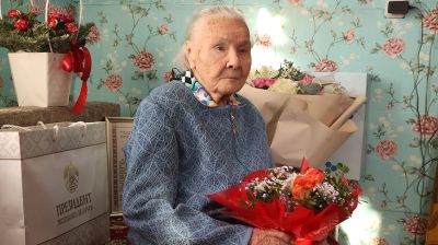 The Belarus president’s homeroom teacher celebrates 100th birthday