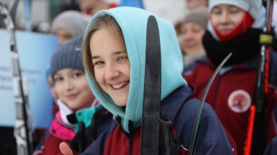 Snow Sniper biathlon competition in Minsk