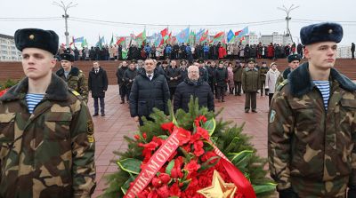 Rally to mark Fatherland Defenders Day in Vitebsk